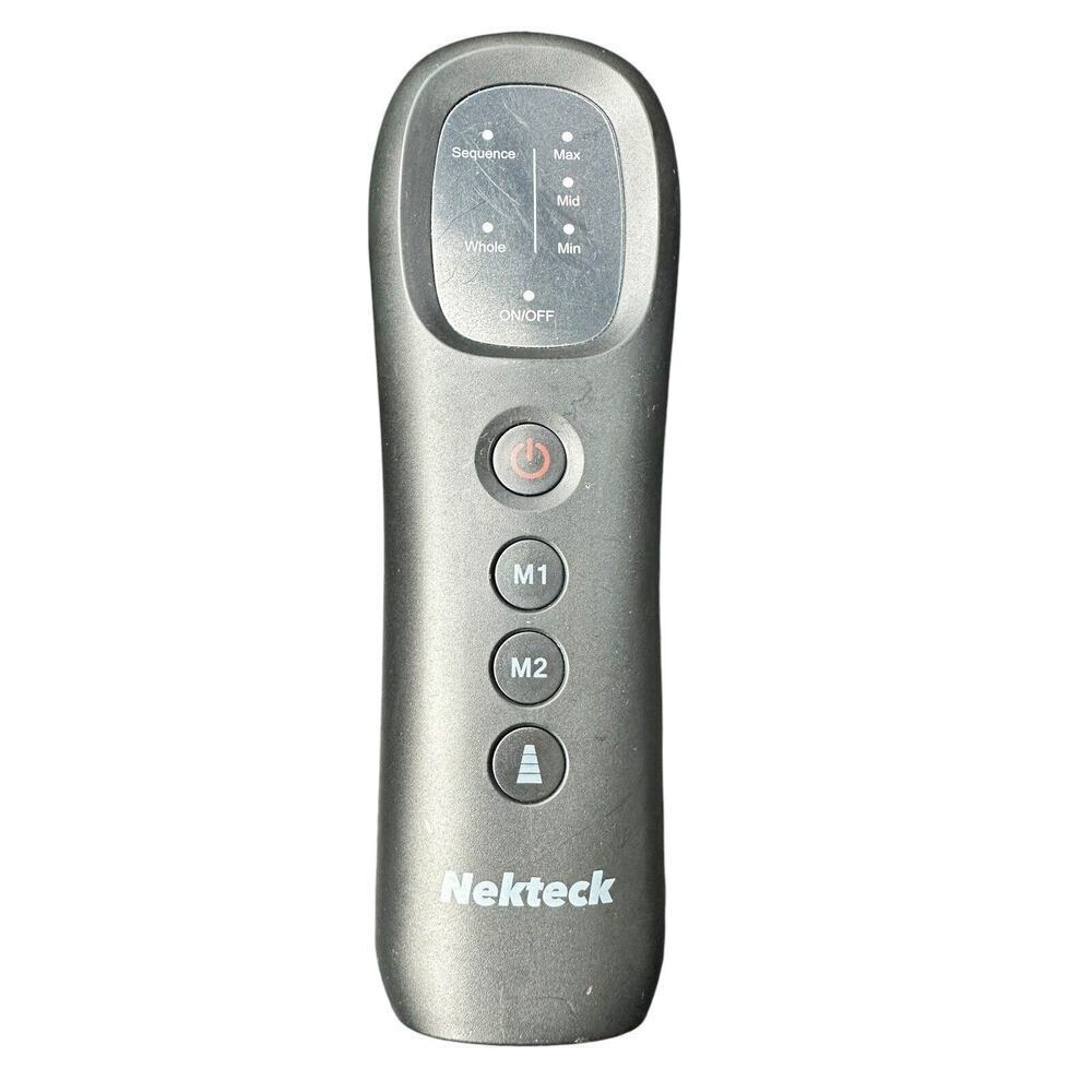 Nekteck replacement remote for leg massager/compression, black 7.5 in x 2 in